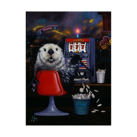 Anthony Casay 'Rich Otter 2' Canvas Art,18x24